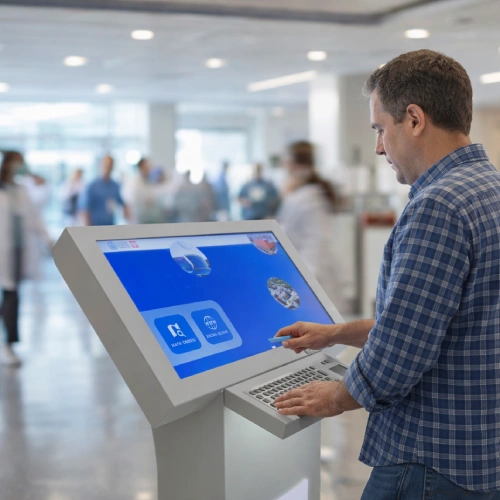 Infokiosk IB142E32 w szpitalu